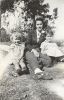 Left to right, Lois Van Pelt, Darlene Van Pelt and Beverly Miller, 28 Mar 1942, Griffith Park, CA