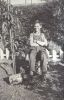 Melvin Van Pelt in yard, Nov 1941, Glendale, CA