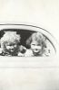 Lois Van Pelt on left and Beverly Miller, Mar 1942, Glendale, CA