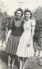 Darlene and Audrey Van Pelt, Easter 5 Apr 1942, Glendale, CA